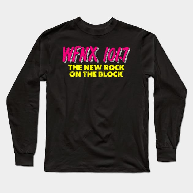 WFNX Boston / 80s Radio Station Long Sleeve T-Shirt by CultOfRomance